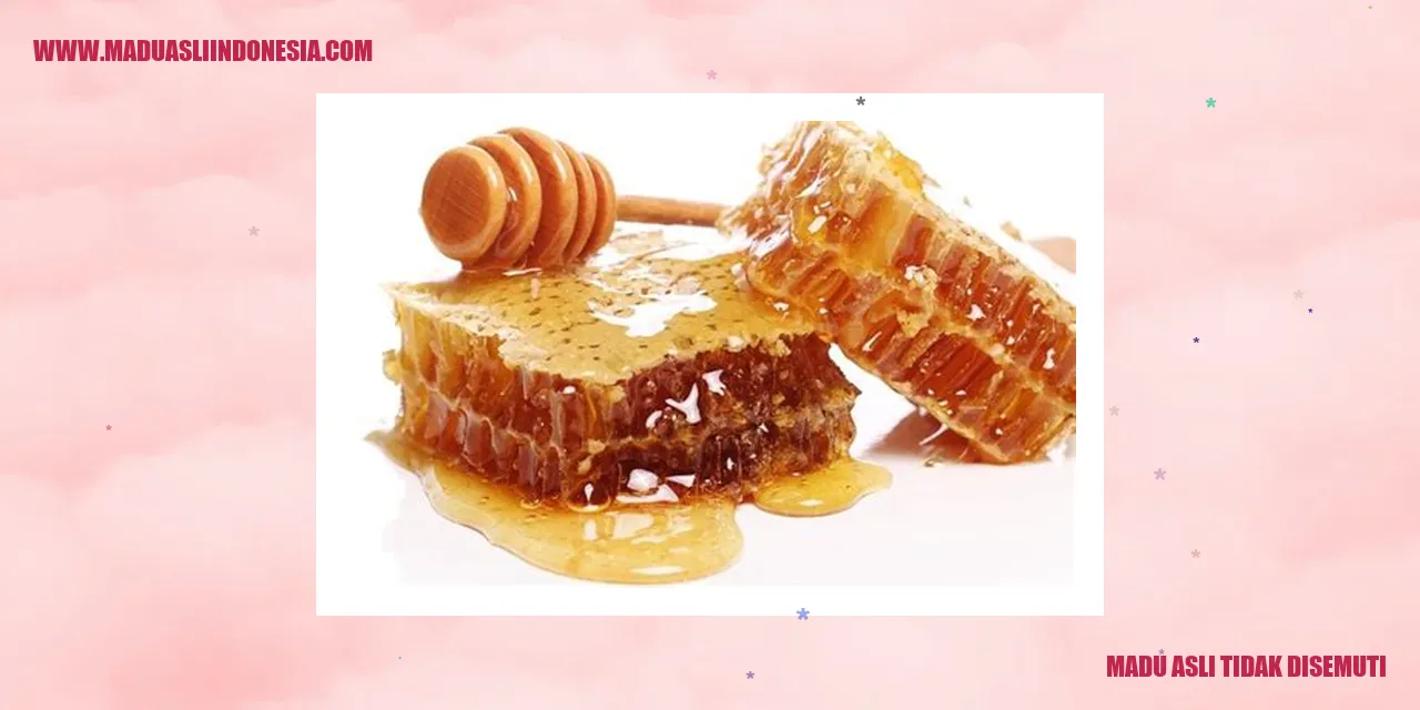 madu asli tidak disemuti
