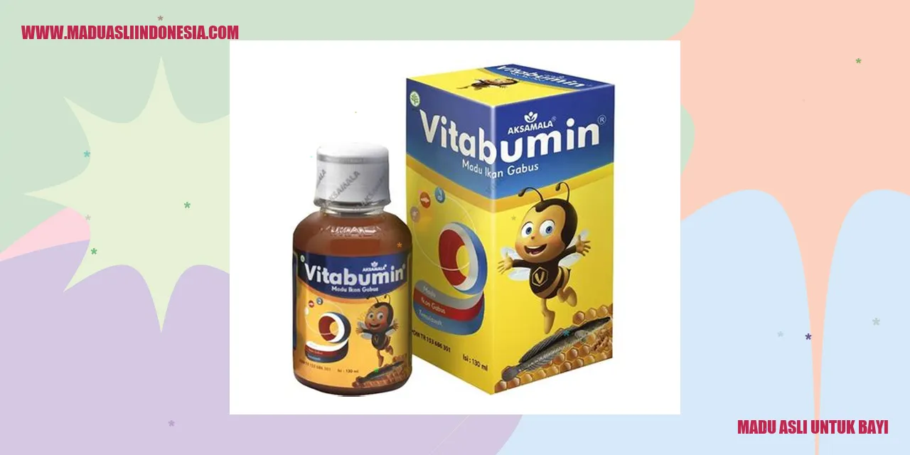 madu asli untuk bayi