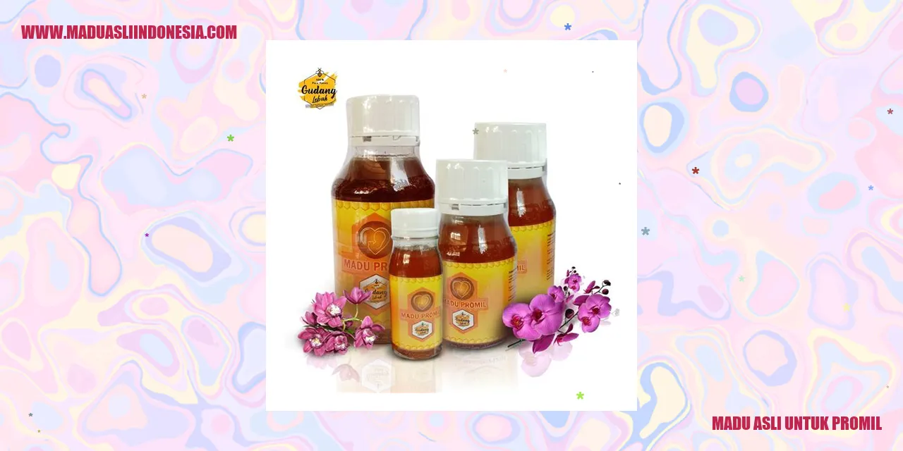 madu asli untuk promil