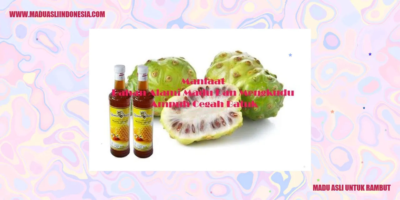 madu asli untuk rambut
