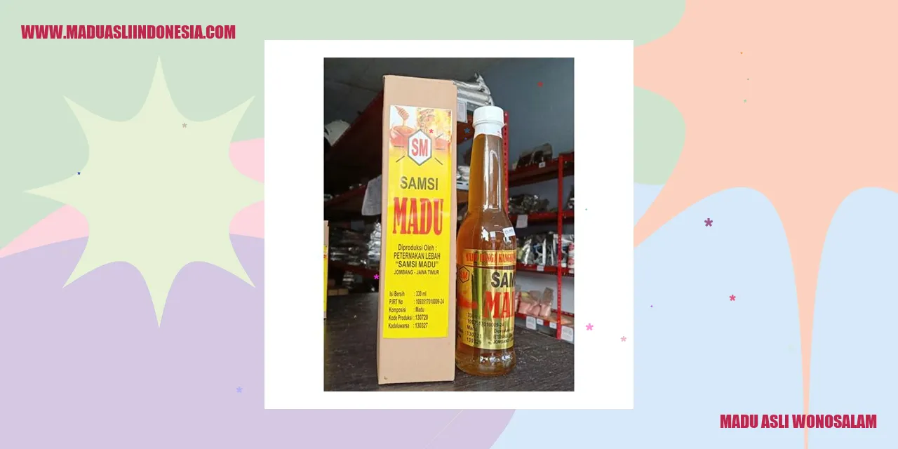 madu asli wonosalam