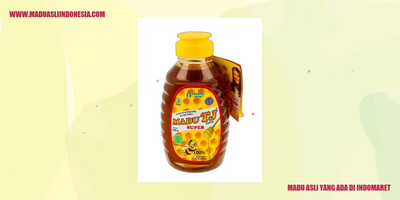 Madu Asli yang Ada di Indomaret