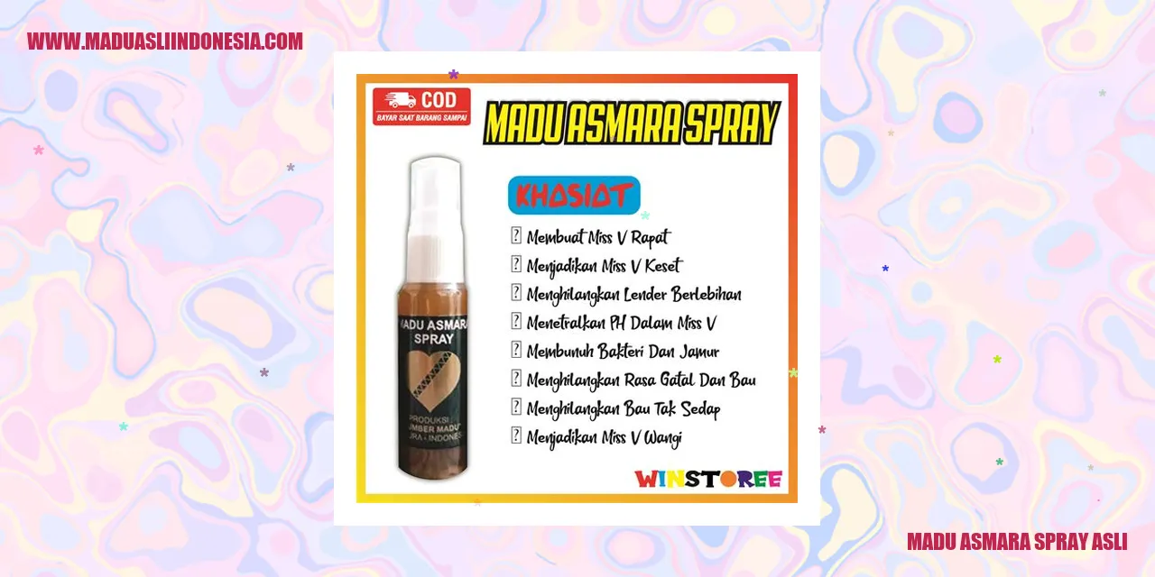 madu asmara spray asli