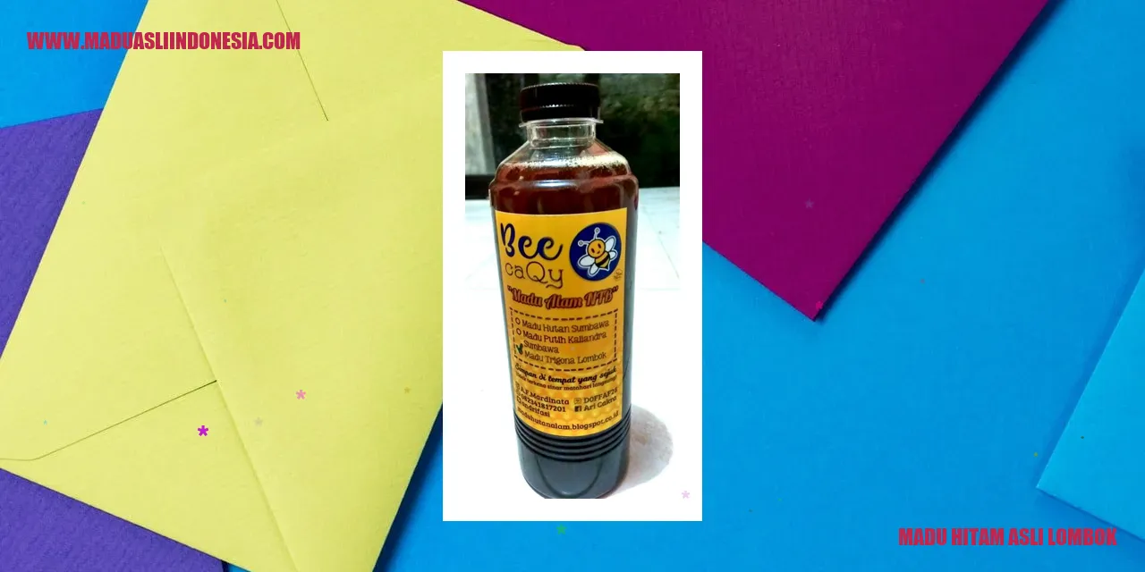 madu hitam asli lombok