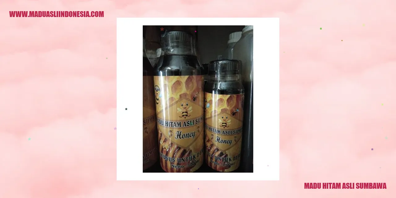 Gambar Madu Hitam Asli Sumbawa