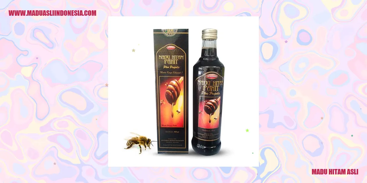 madu hitam asli