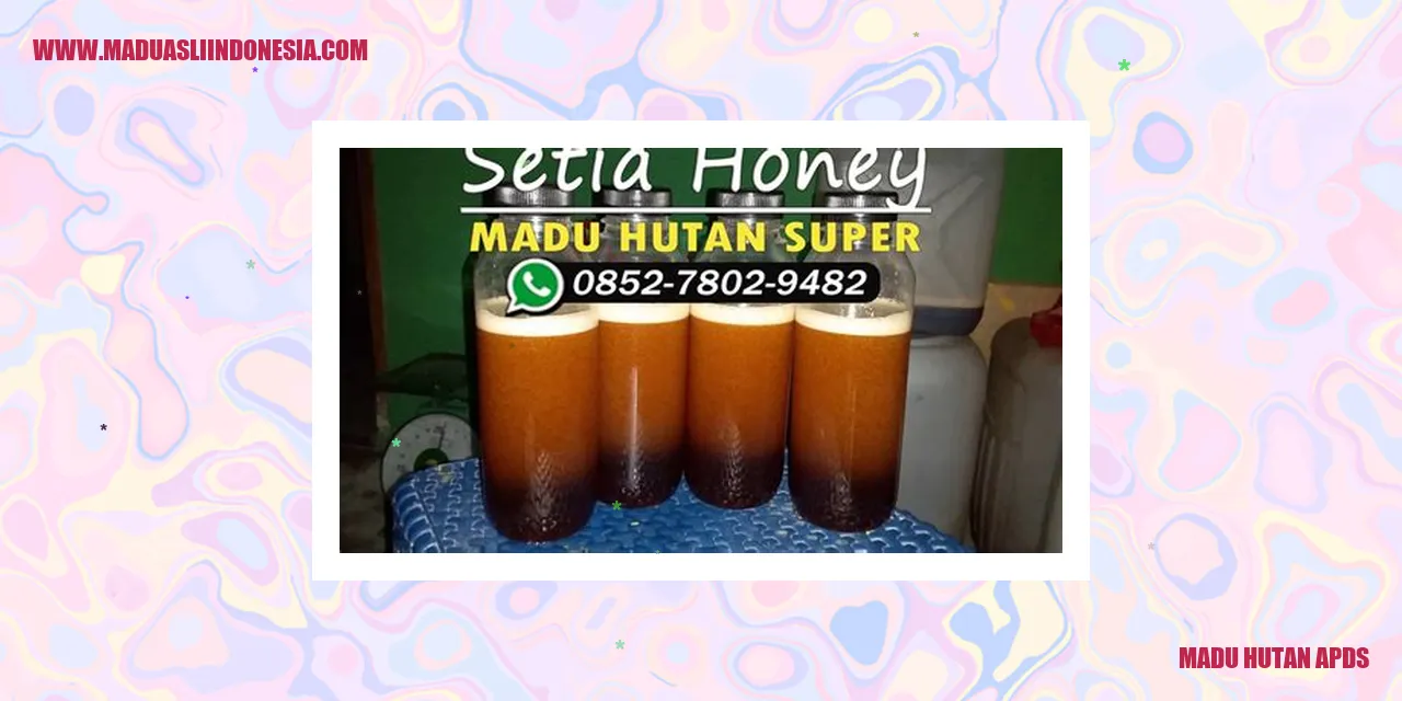 Madu Hutan Apds