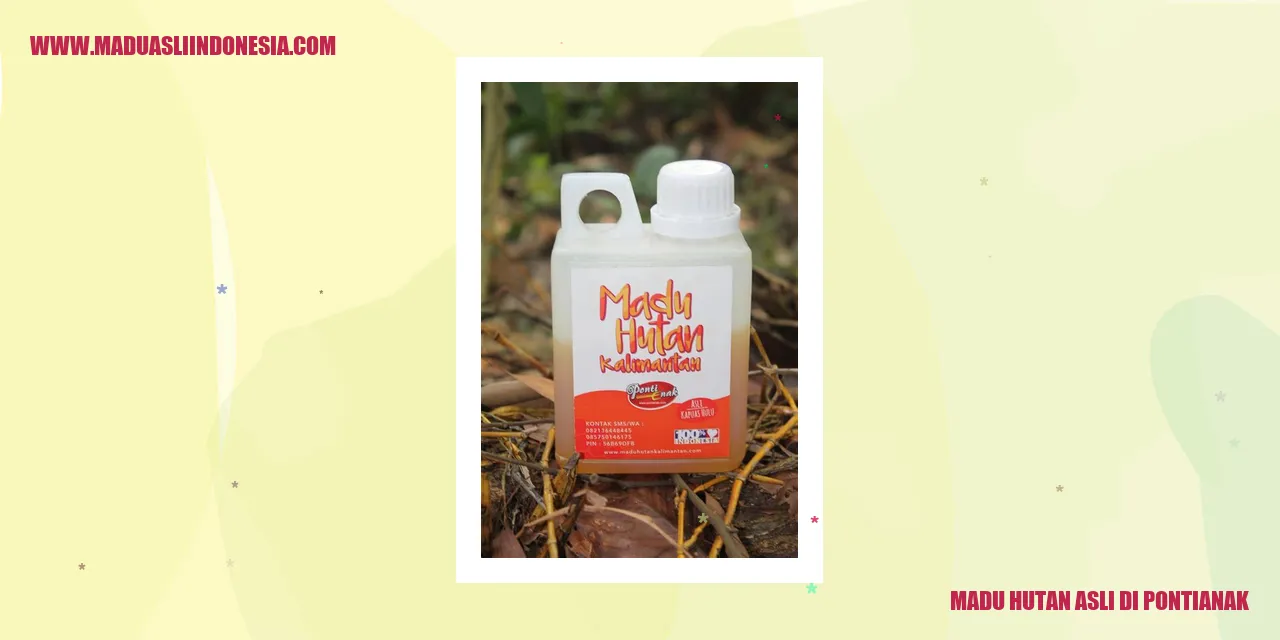 madu hutan asli di pontianak