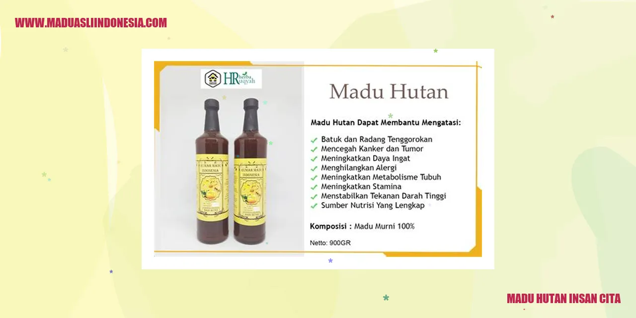 Gambar Madu Hutan Insan Cita