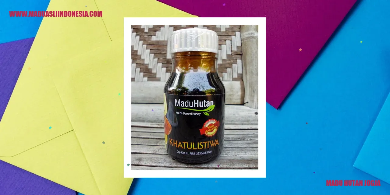 Madu Hutan Jogja