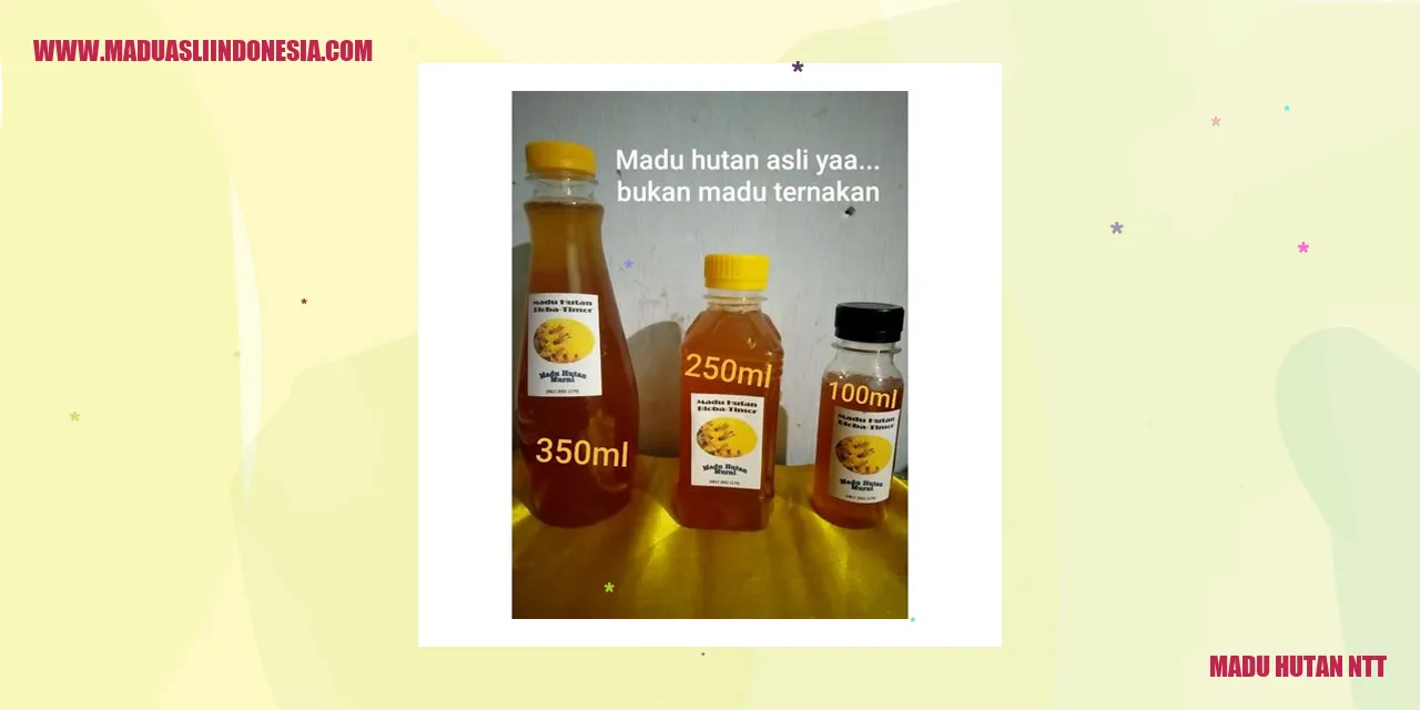 Madu Hutan NTT