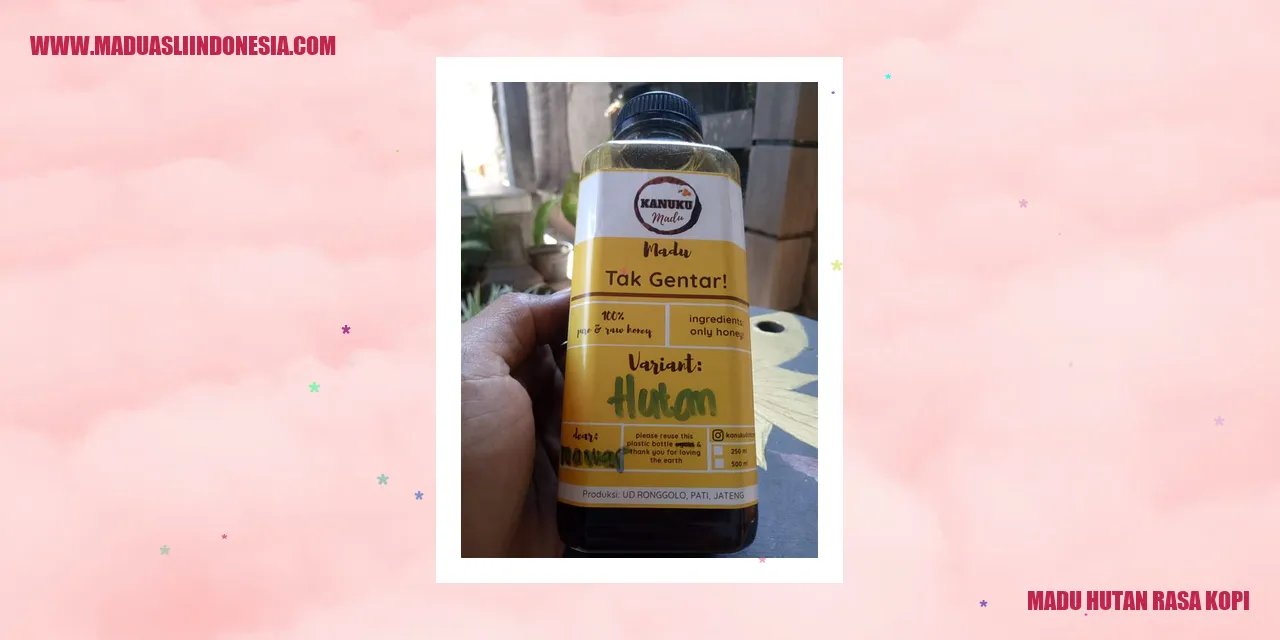 gambar madu hutan rasa kopi