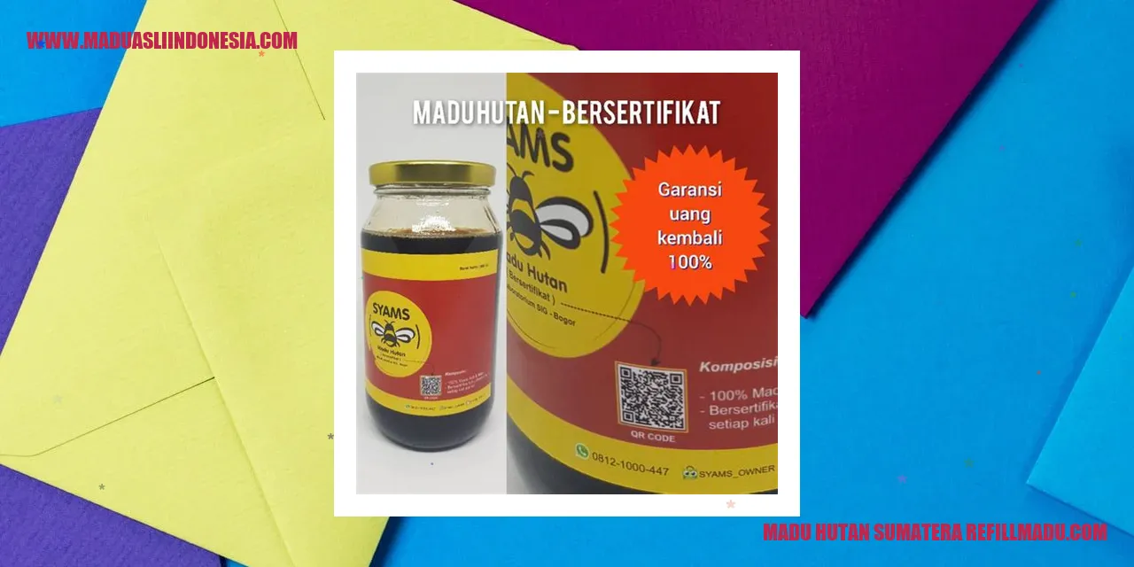Madu Hutan Sumatera