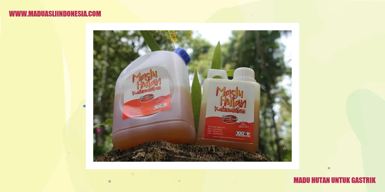 Madu Hutan untuk Gastrik