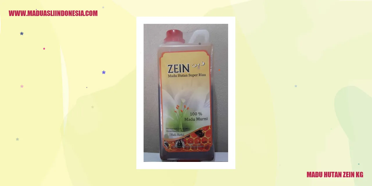 Madu Hutan Zein KG