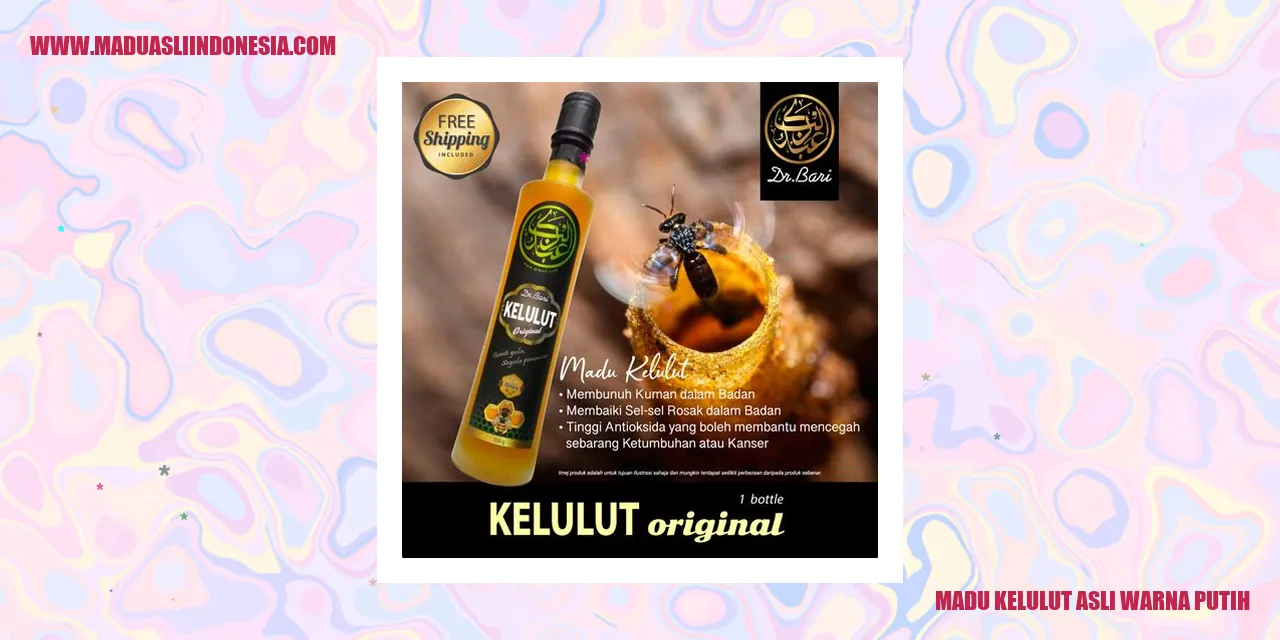 Madu Kelulut Asli