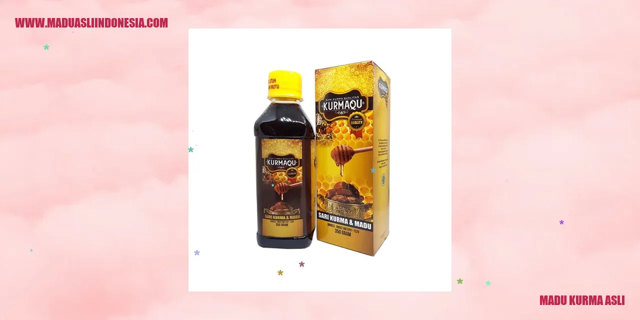 madu kurma asli