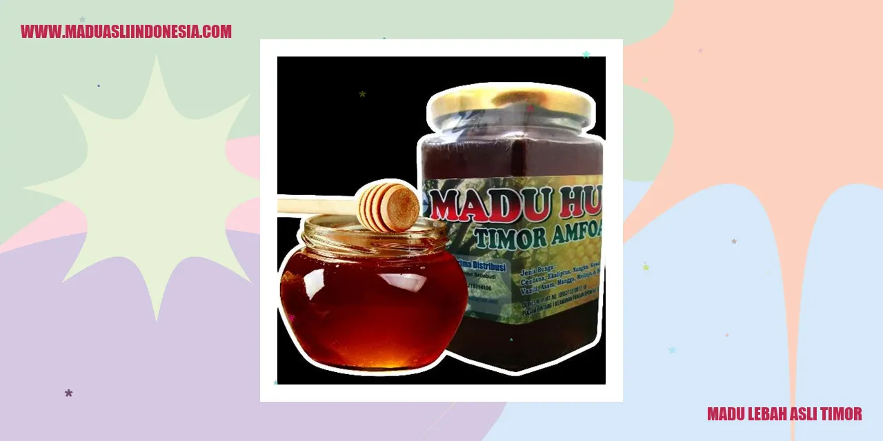 Madu Lebah Asli Timor