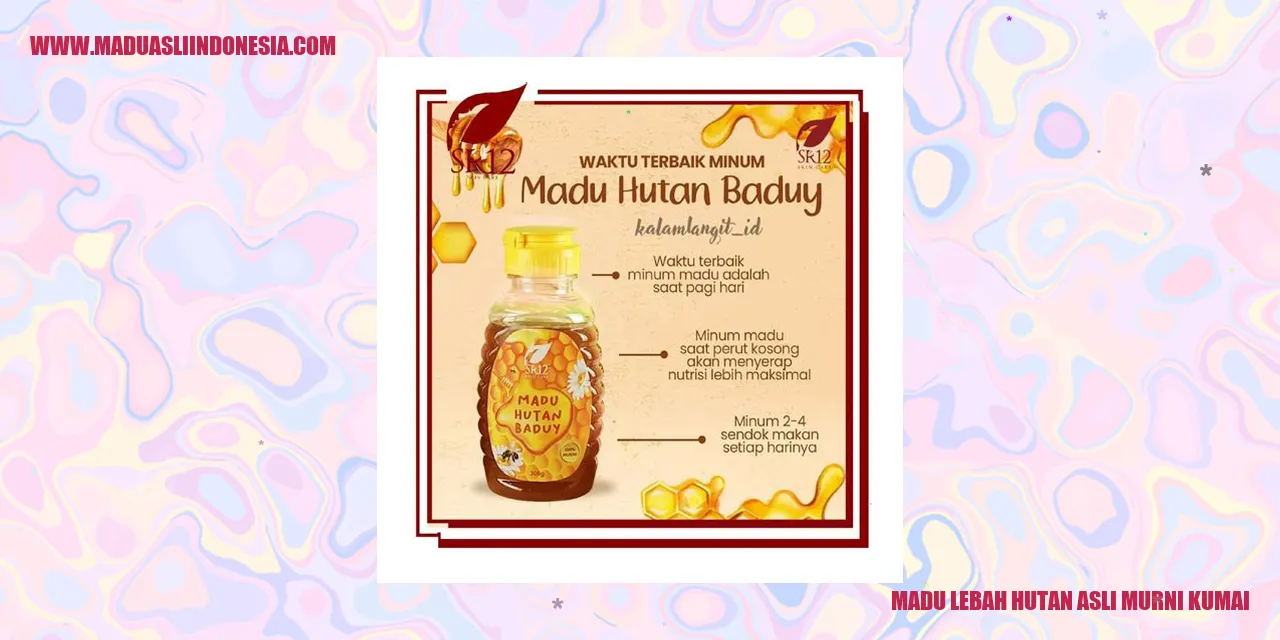 Madu Lebah Hutan Asli Murni Kumai