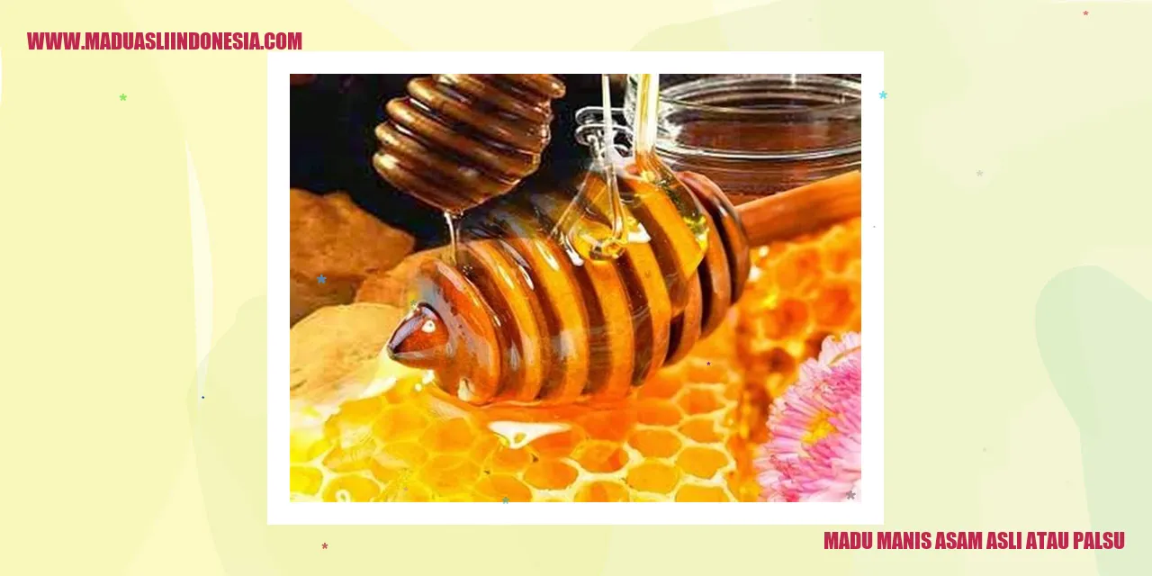 Madu Asli atau Palsu