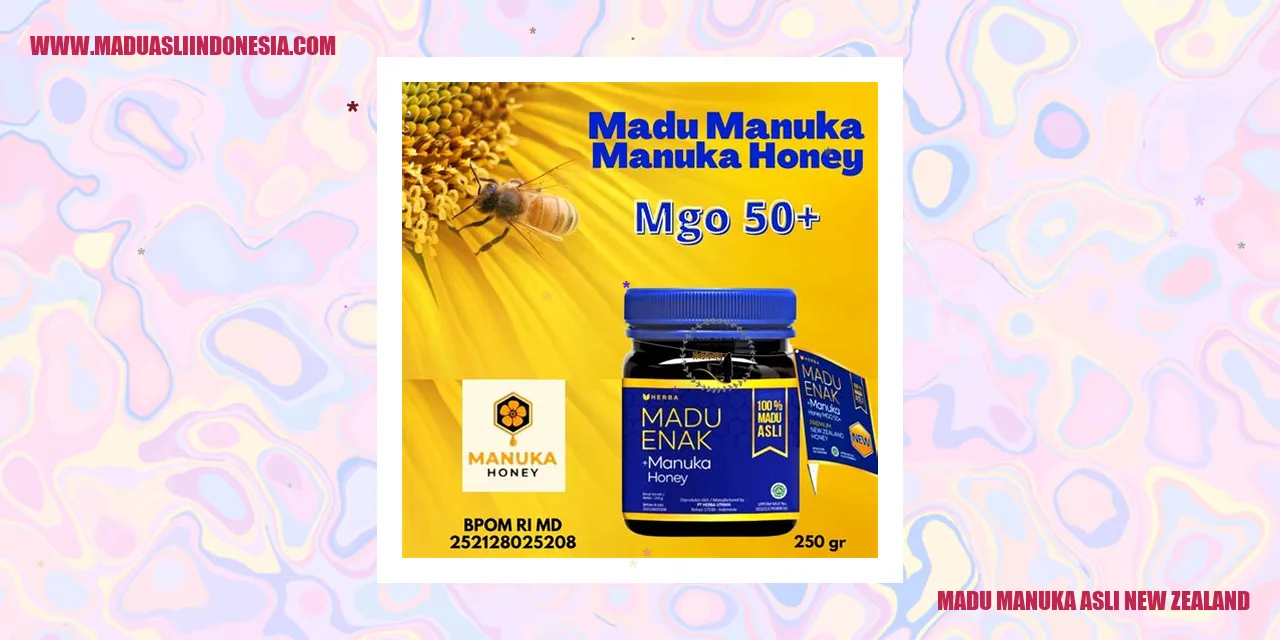 madu manuka asli new zealand