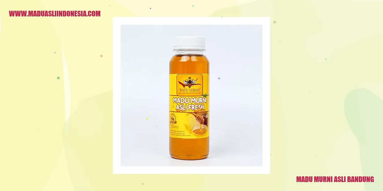 madu murni asli bandung