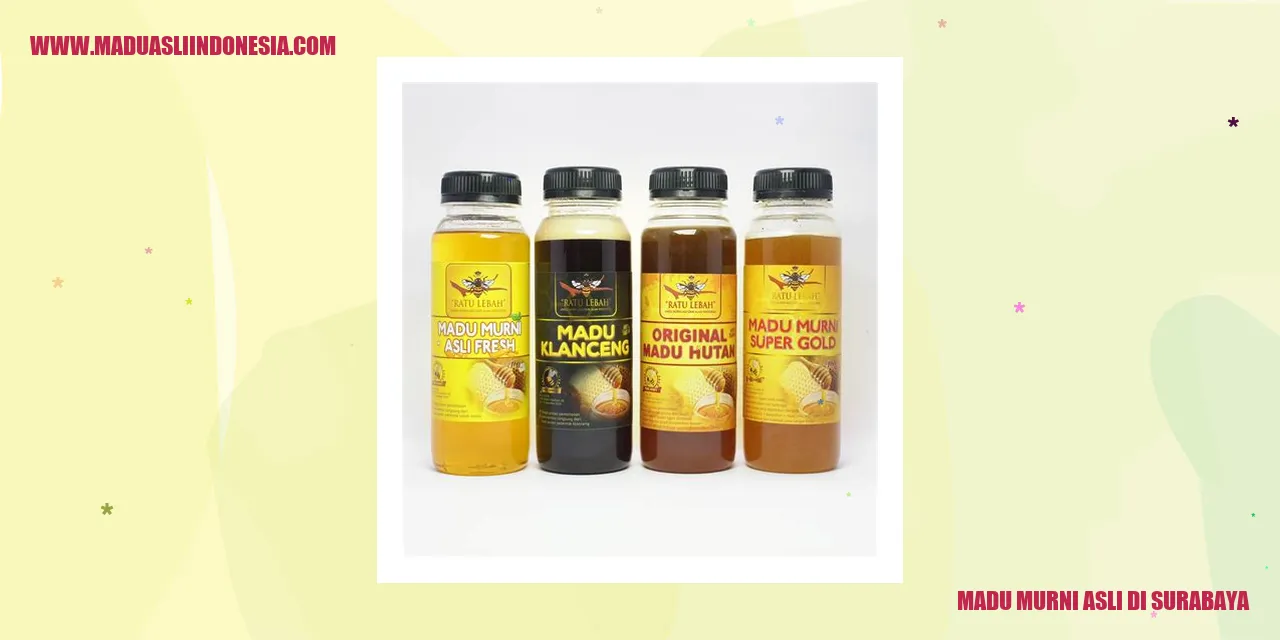 Madu Murni Asli di Surabaya