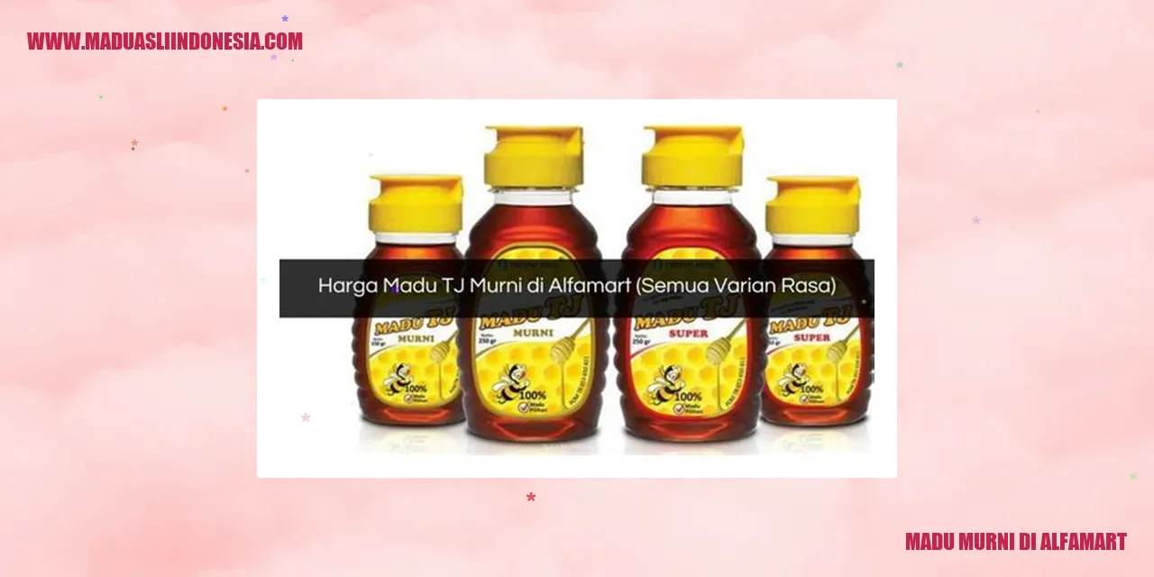 Madu Murni di Alfamart
