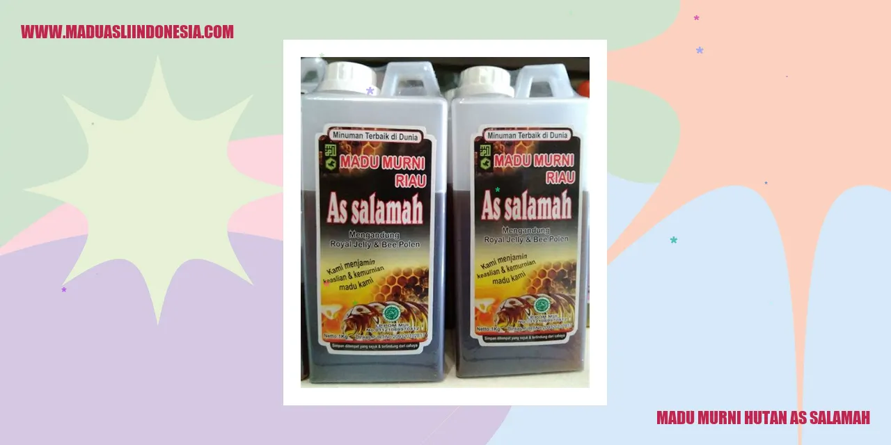 Madu Murni Hutan As Salamah