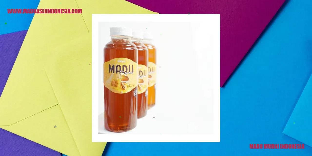 Gambar madu murni Indonesia