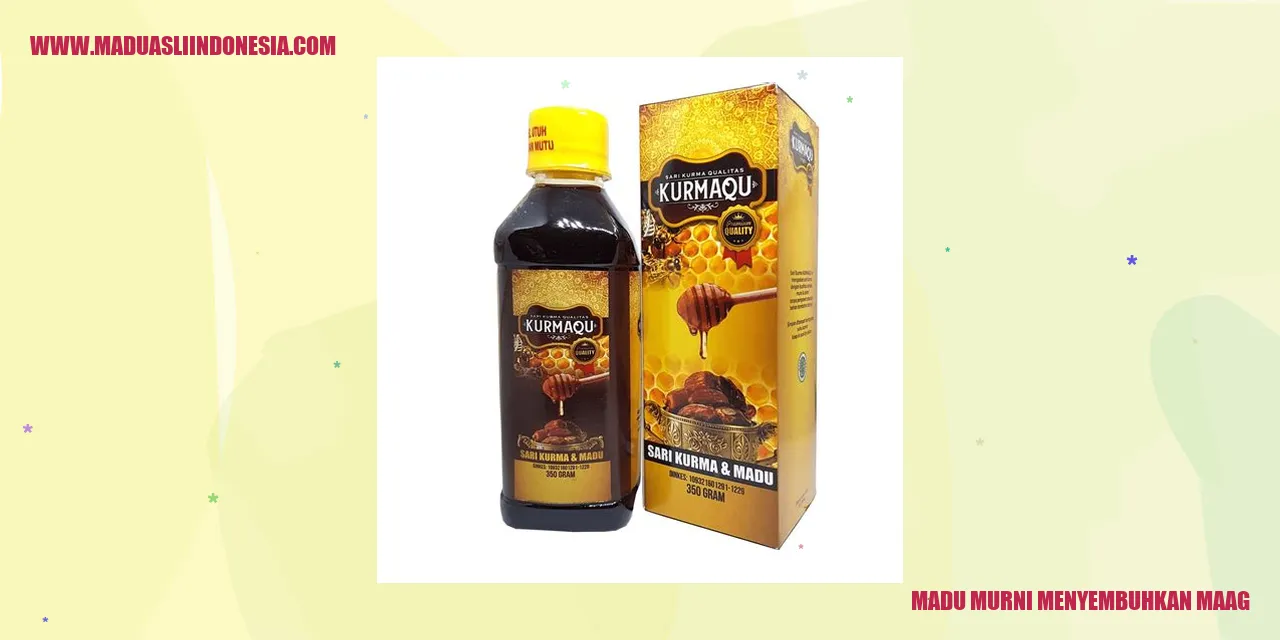 madu murni menyembuhkan maag