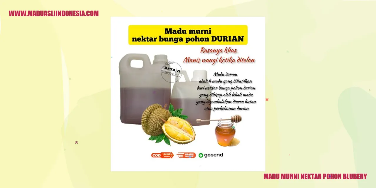 Madu Murni Nektar Pohon Blubery
