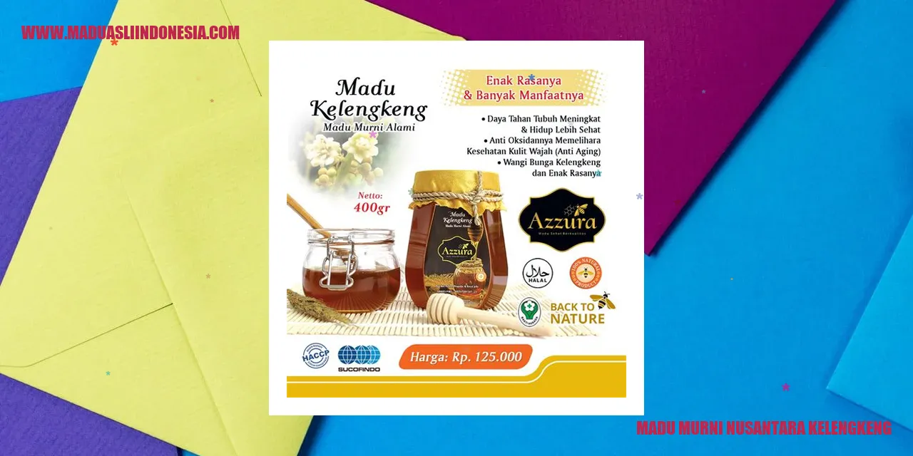 Madu Murni Nusantara Kelengkeng