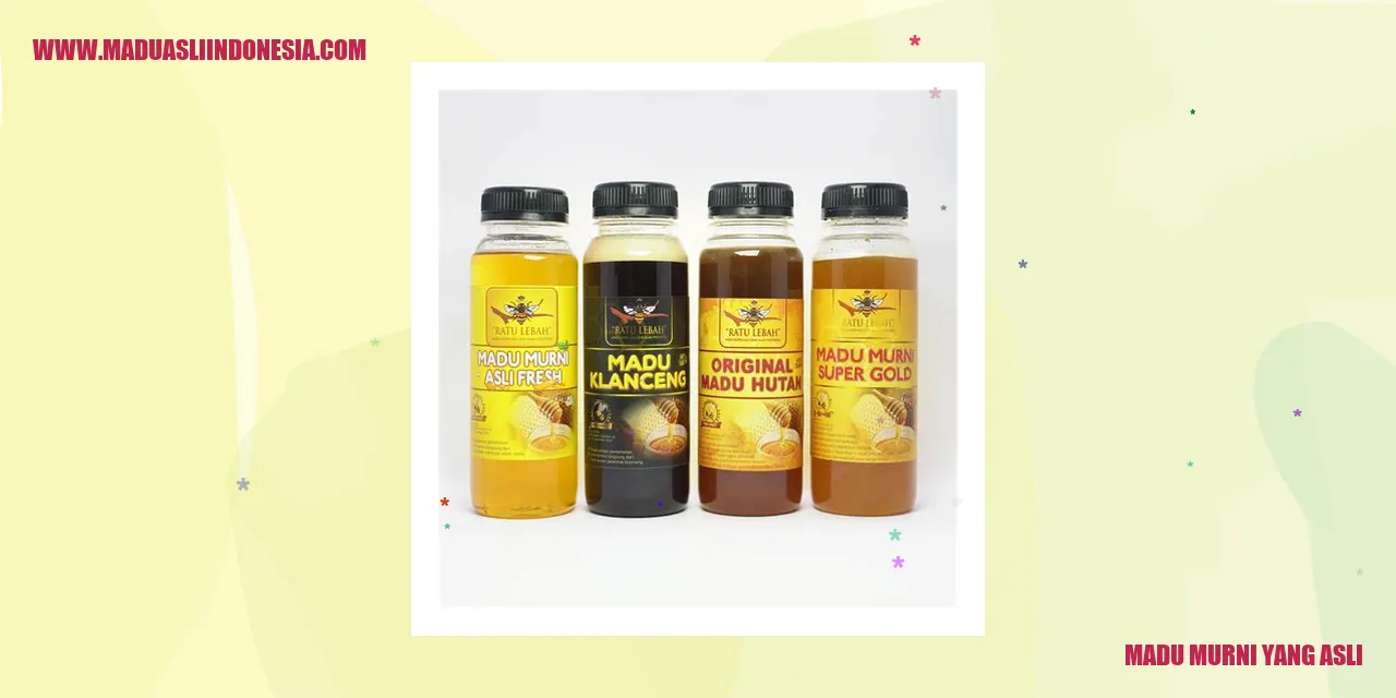 madu murni yang asli