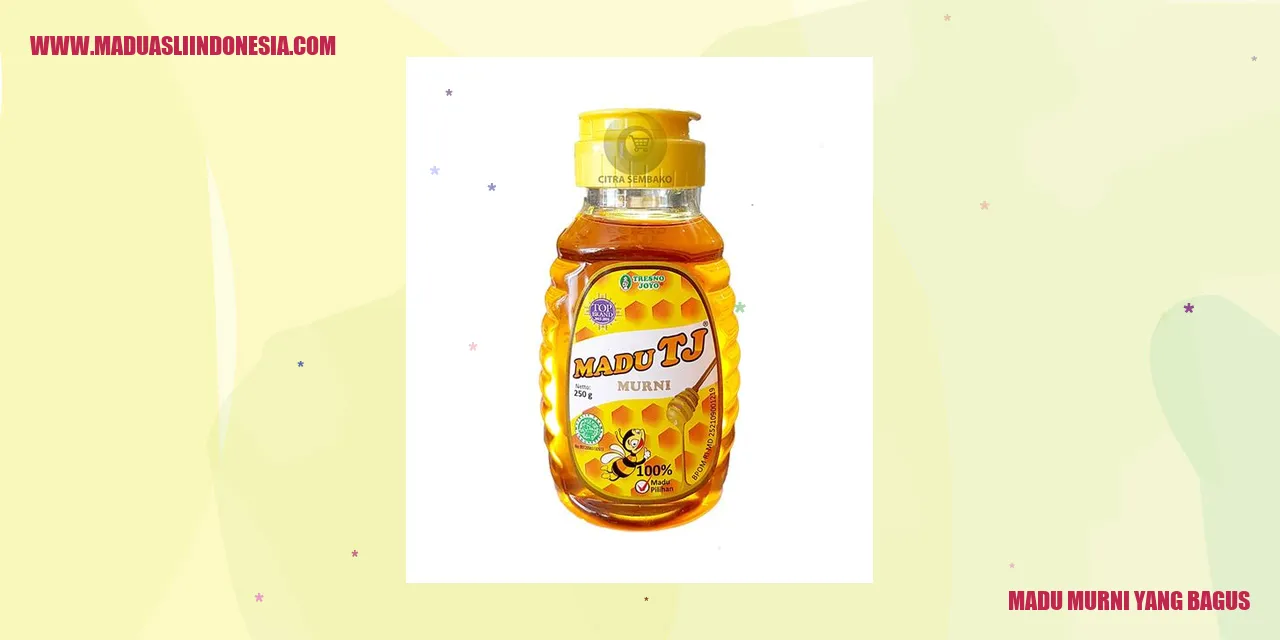 Madu Murni yang Bagus