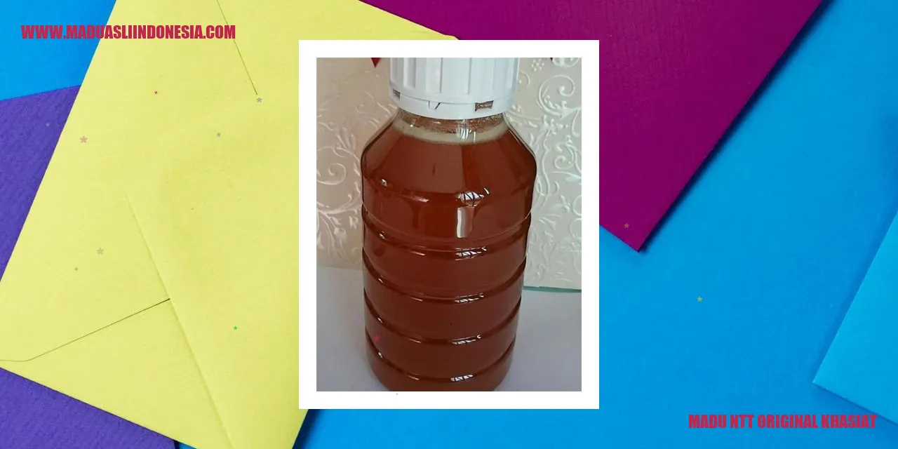 Madu NTT Original Khasiat