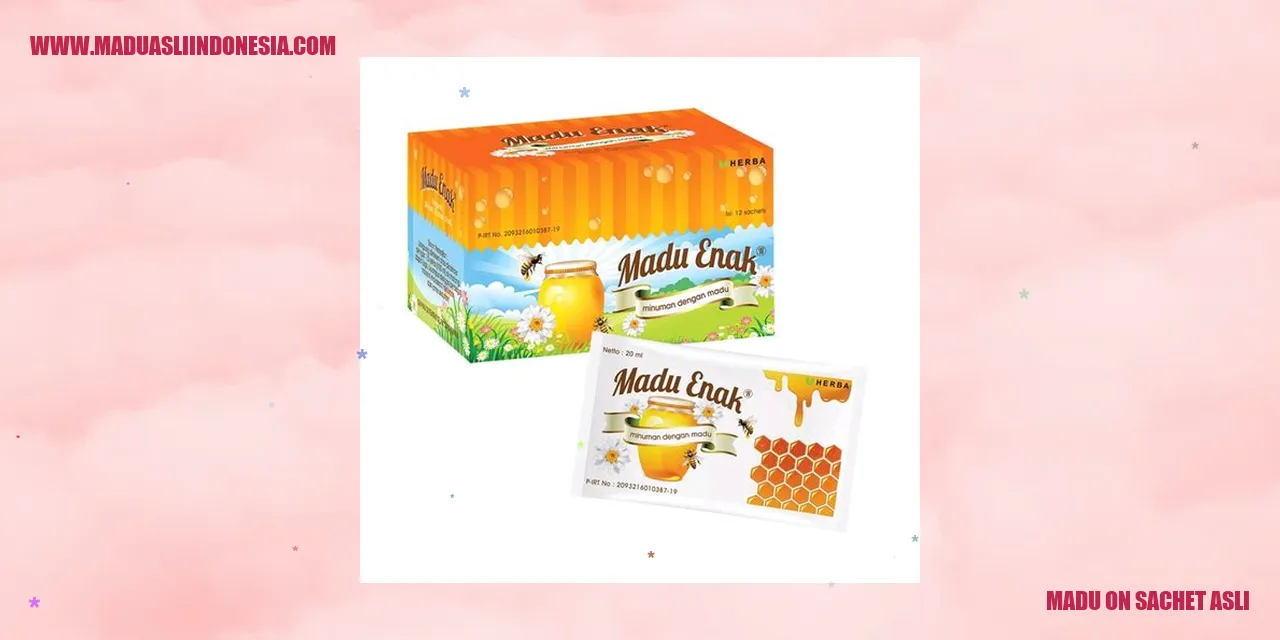 Madu On Sachet Asli