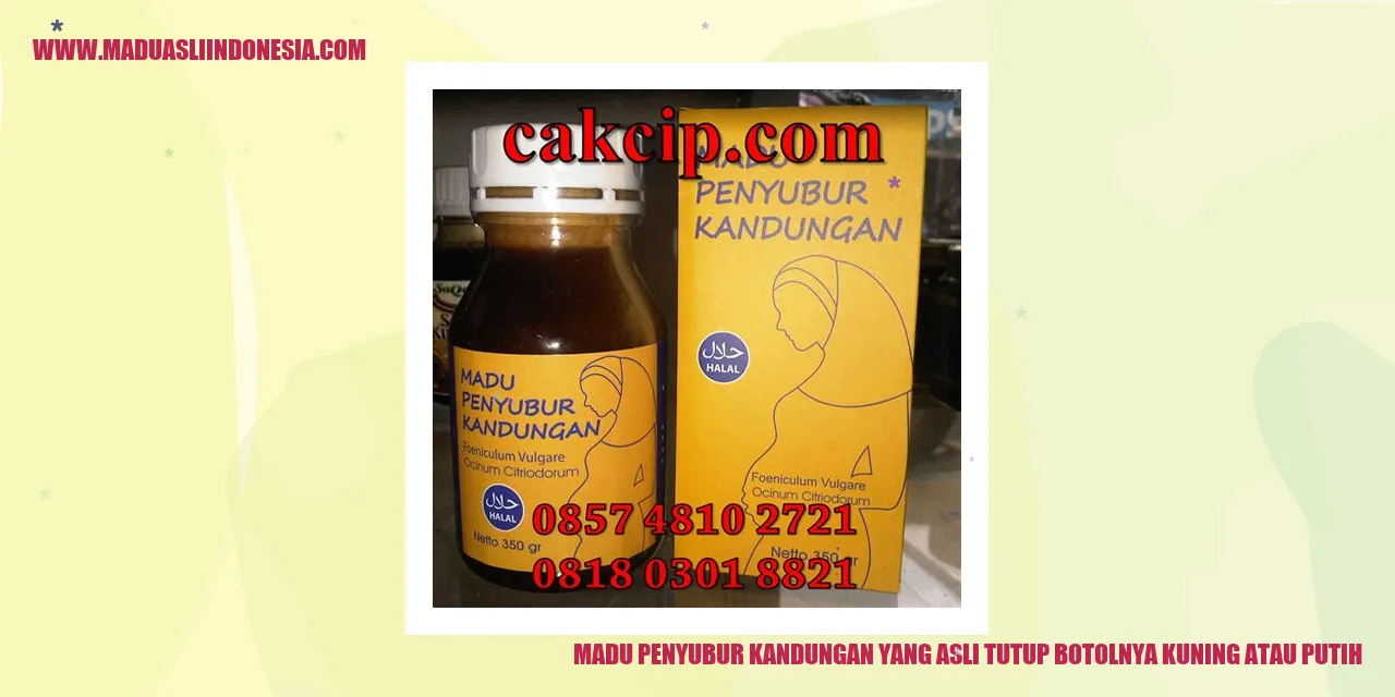 Madu Penyubur Kandungan