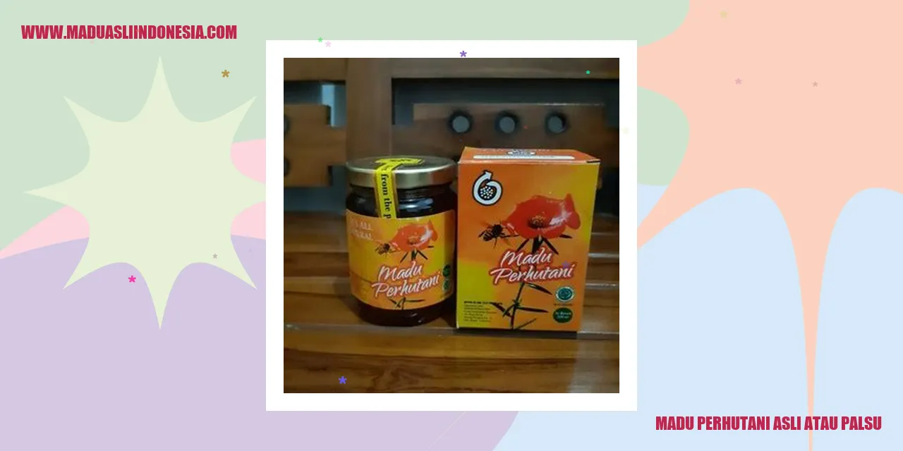 madu perhutani asli atau palsu
