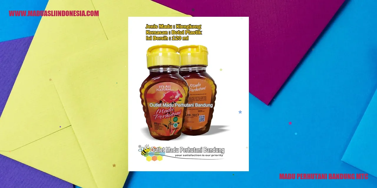 Madu Perhutani Bandung MTC