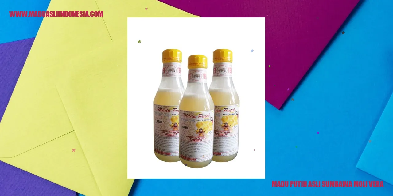 Madu Putih Asli Sumbawa Moli Vera