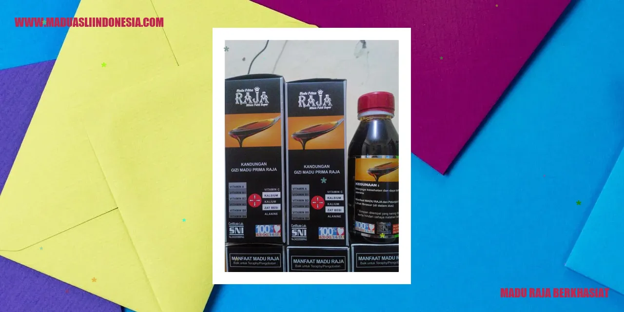 madu raja berkhasiat