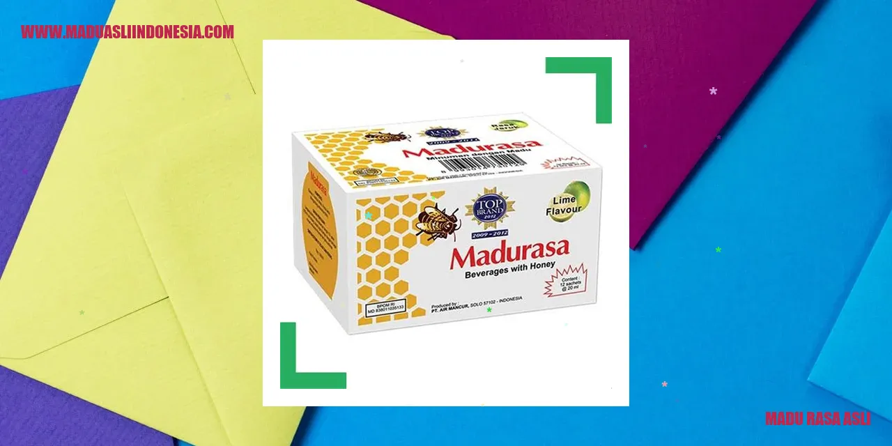 madu rasa asli