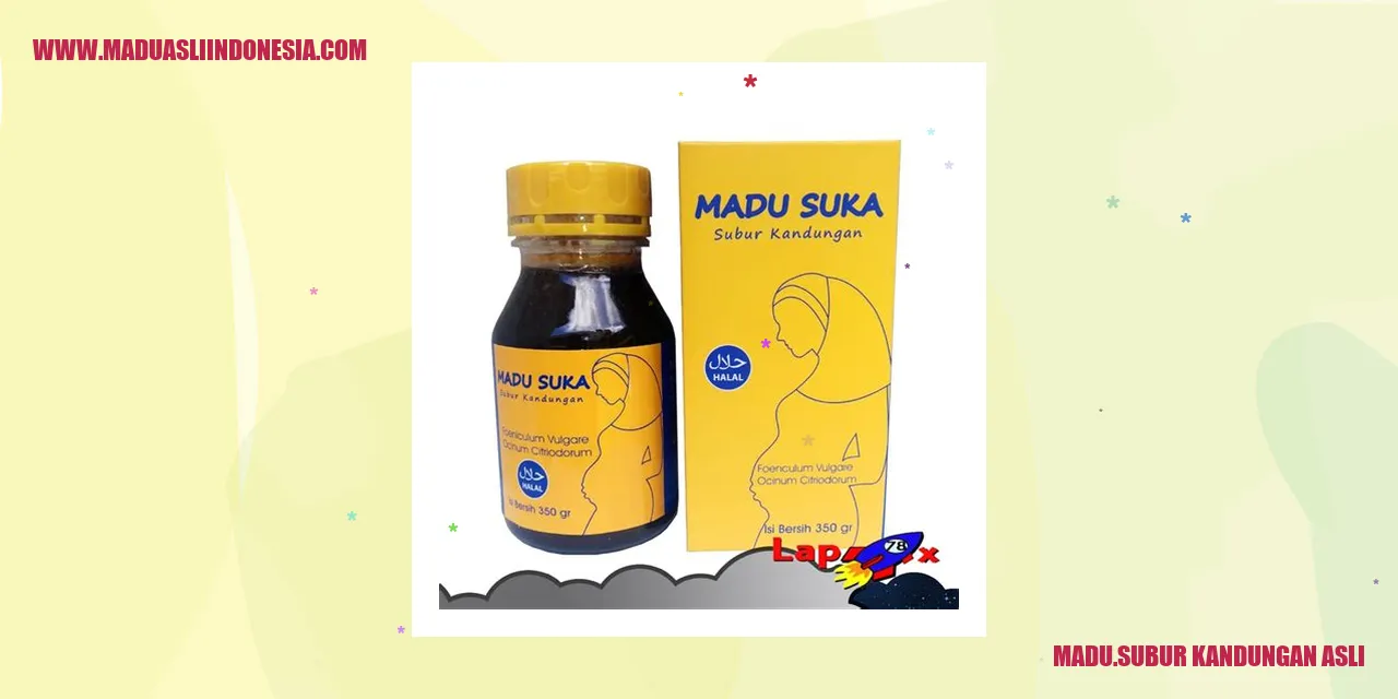 Madu Subur Kandungan Asli