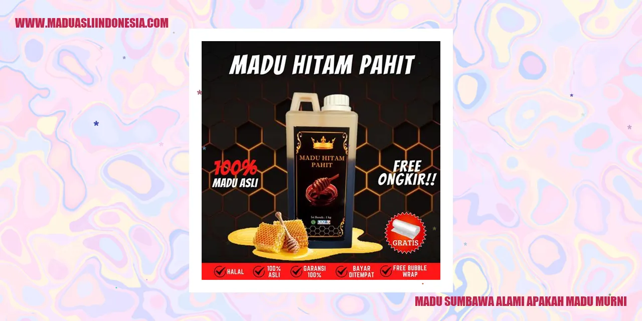 Madu Sumbawa Alami