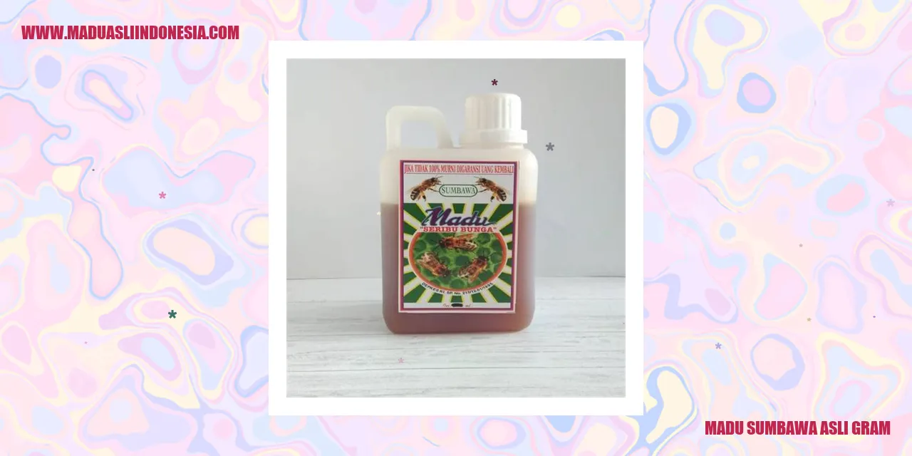 Madu Sumbawa Asli Gram