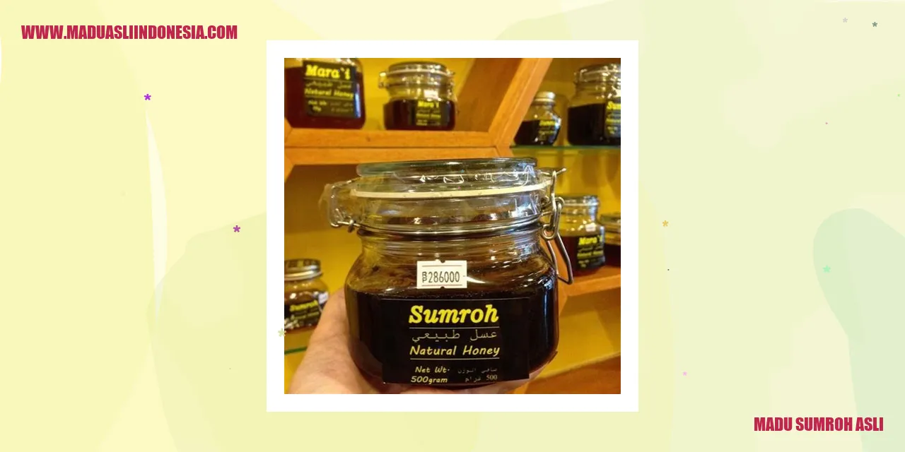 madu sumroh asli