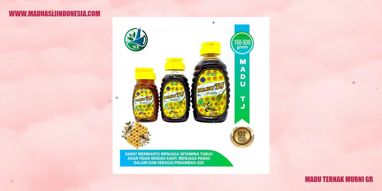 madu ternak murni gr