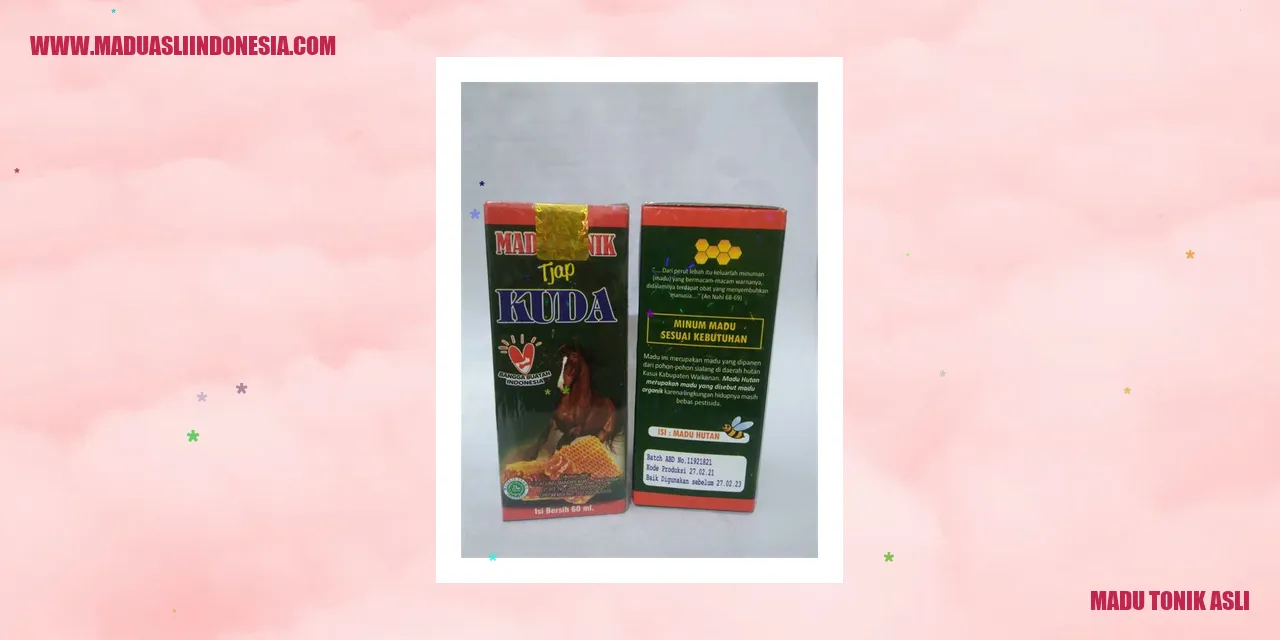 madu tonik asli
