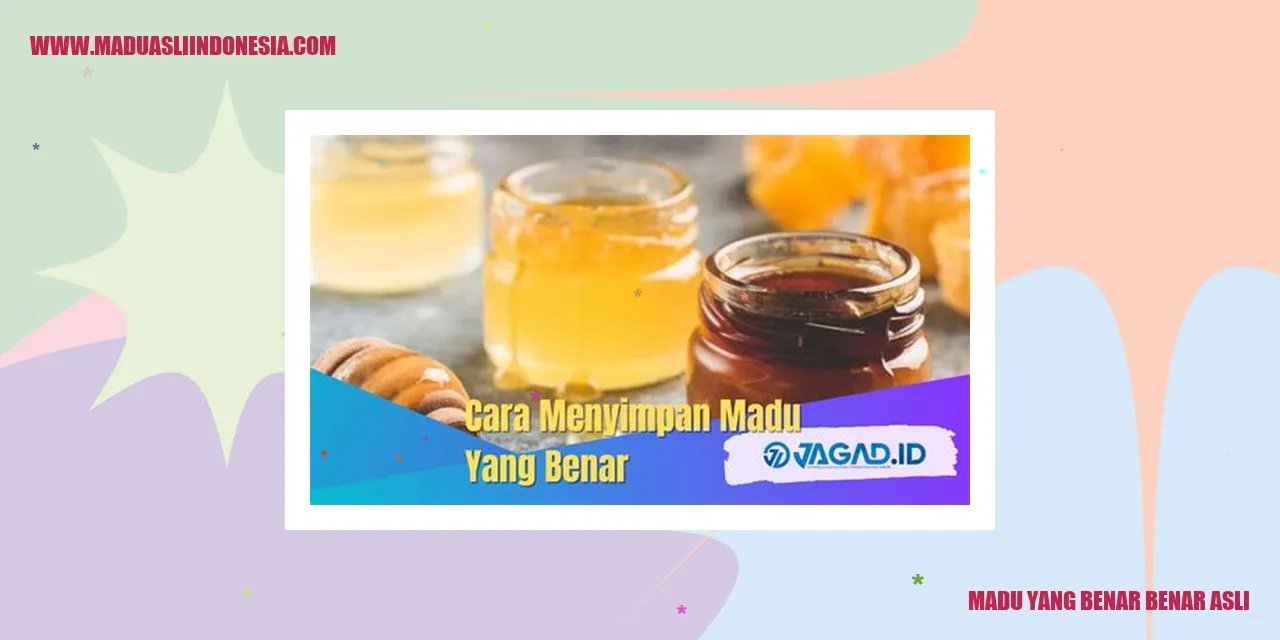 Madu Asli